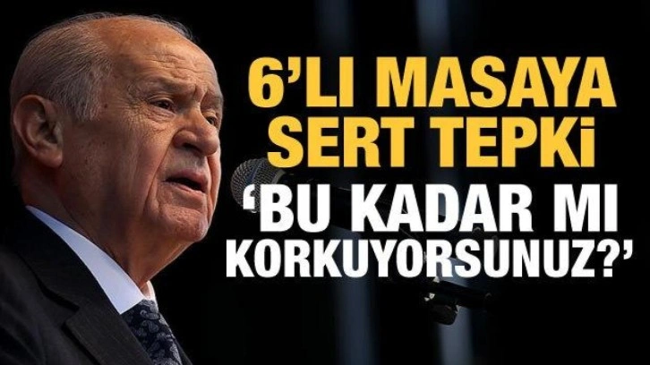 Son Dakika: Devlet Bahçeli'den aday eleştirilerine sert yanıt: Bu kadar mı korkuyorsunuz!