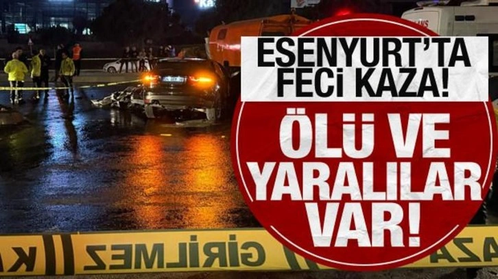 Son Dakika... Esenyurt'ta feci kaza: 2 kişi öldü, 2 kişi yaralandı