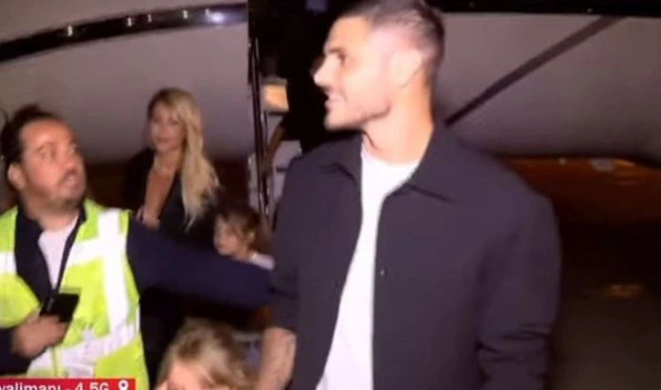 SON DAKİKA Galatasaray'ın yeni yıldızı Mauro Icardi İstanbul'a geldi!