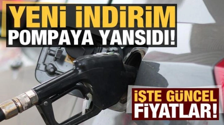 Son dakika haberi: Akaryakıtta yeni indirim pompaya yansıdı! İşte güncel fiyat...