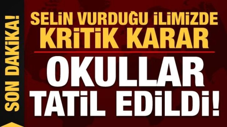 Son dakika haberi: Antalya'nın 3 ilçesinde okullar tatil edildi!