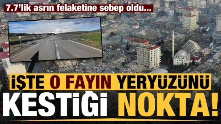 Son dakika: İşte 7.7'lik depreme neden olan fayın yer yüzünü kestiği nokta!