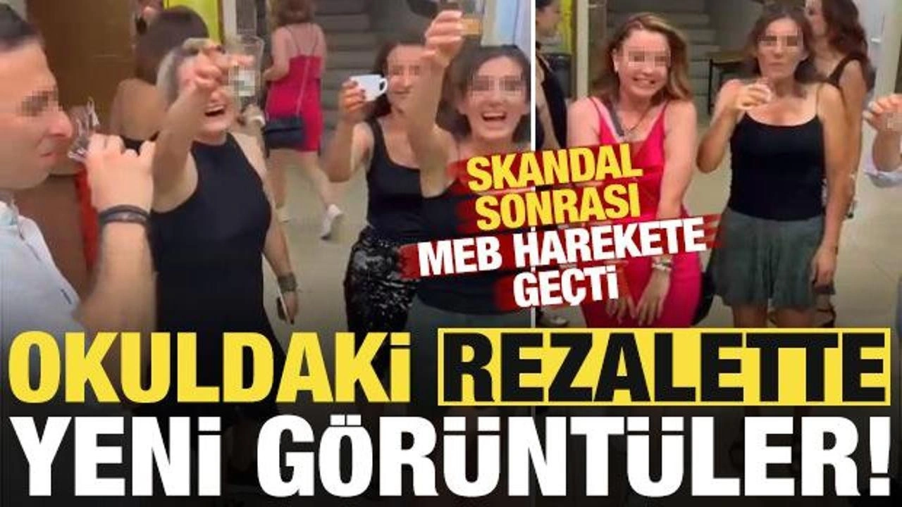 Son dakika: İzmir'de okuldaki şampanya skandalında yeni görüntüler! MEB harekete geçti...