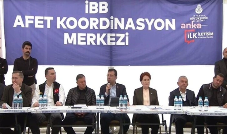 Son dakika... Meral Akşener ve Ekrem İmamoğlu Hatay'da: 'İstanbul'daki tahribat diz ç