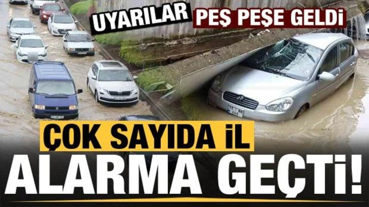 Son dakika: Meteoroloji'den peş peşe uyarılar! Çok sayıda il için alarm verildi...