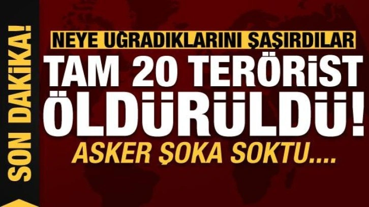 Son dakika: Saldırı girişiminde bulunan 20 terörist öldürüldü!