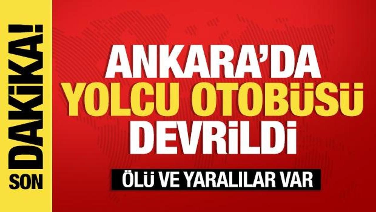 Son dakika: Yolcu otobüsü devrildi! Ölü ve yaralılar var