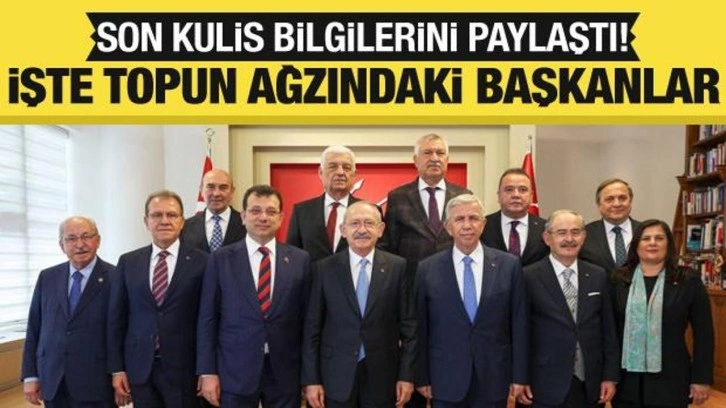 Son kulis bilgilerini paylaştı! İşte topun ağzındaki başkanlar