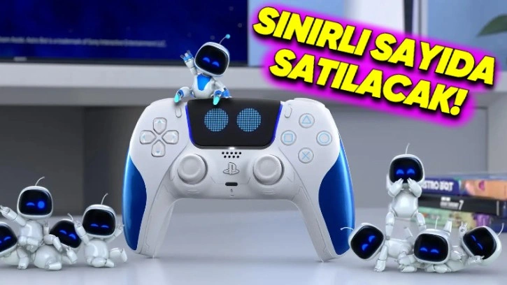 Sony'den Astro Bot'tan İlham Alan DualSense Kontrolcü