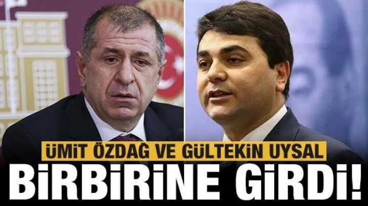 Sosyal medyada birbirlerine girdiler: Gültekin Uysal'dan Ümit Özdağ'a sert sözler