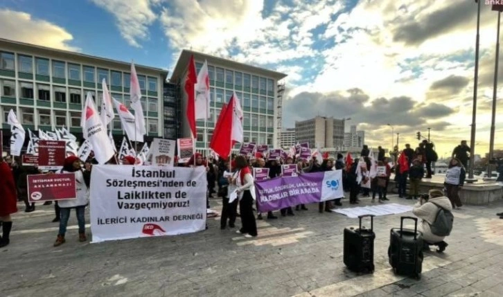 Sosyalist kadınlar sokağa çıktı: 'Kadınlar bu ülkenin geleceğine sahip çıkacak'