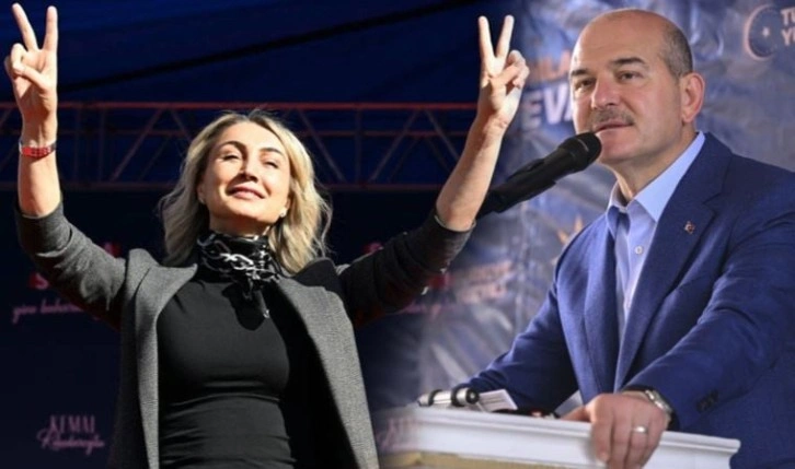 Soylu bu kez Dilek İmamoğlu'nu hedef aldı: 'PKK'nın yaptığı zafer işaretini yaptılar&