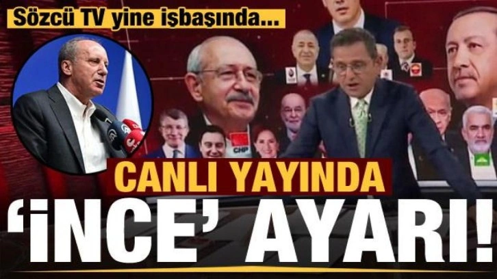 Sözcü TV'den Muharrem İnce'ye sansür: Ekrandan resmini anketten ismini sildiler...