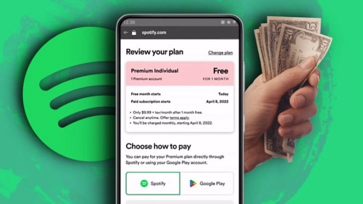 Spotify'da Kullanıcı Tercihine Göre Faturalandırma Başladı