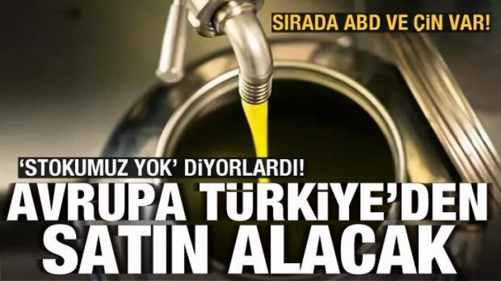 'Stokumuz yok' diyorlardı! Avrupa, Türkiye'den zeytinyağı satın alacak