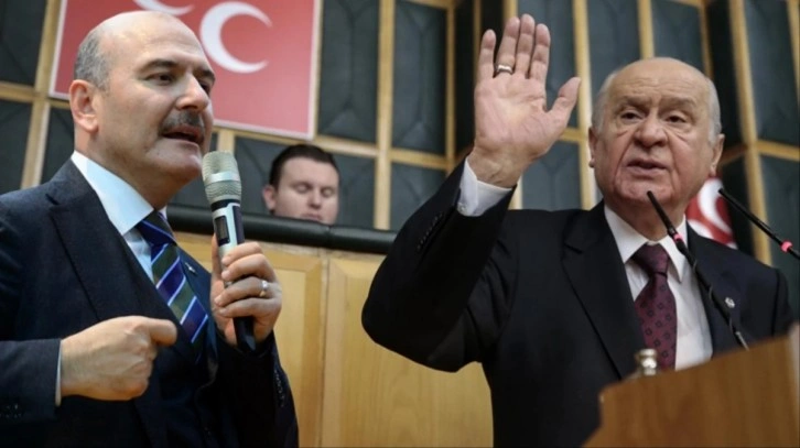 Süleyman Soylu, kendisine sahip çıkan Bahçeli'yi yere göğe sığdıramadı