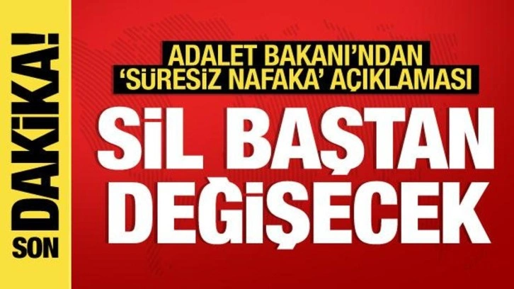 Süresiz nafaka devam edecek mi? Bakan Tunç'tan yeni düzenleme sinyali