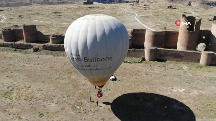 Tarihi Ani Ören Yeri’nde ilk kez balon uçuruldu