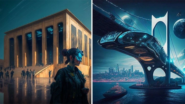 Tarihi Yapılarımız Cyberpunk Evreninde Nasıl Görünürdü?