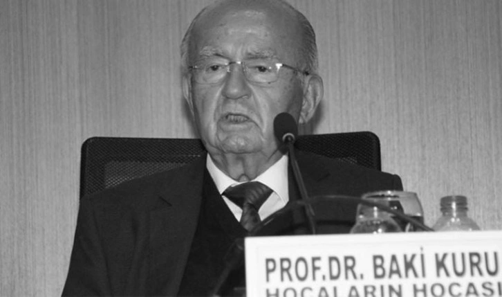 TBB acı haberi duyurdu: Hukukçu Prof. Dr. Baki Kuru yaşamını yitirdi