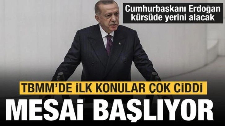 TBMM açılıyor! İlk mesainin konusu da belli oldu