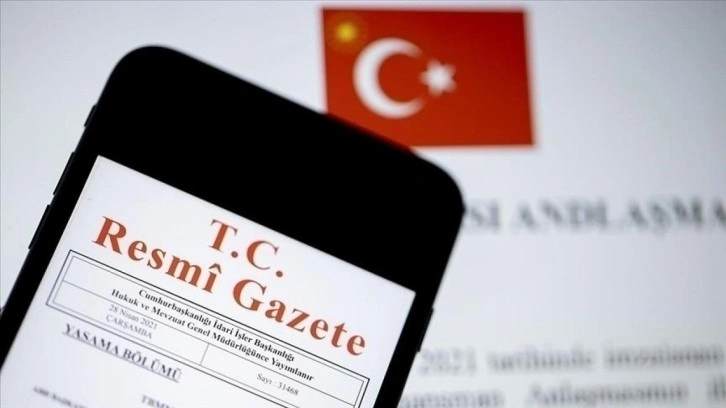 TBMM kararı Resmi Gazete'de