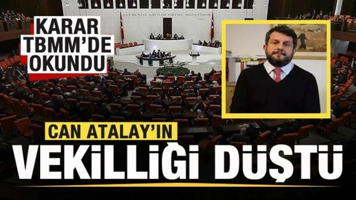 TBMM'de Can Atalay kararı! Milletvekilliği düşürüldü