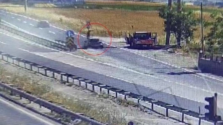 Tekirdağ'da feci kaza: Metrelerce savrulan işçi hayatını kaybetti