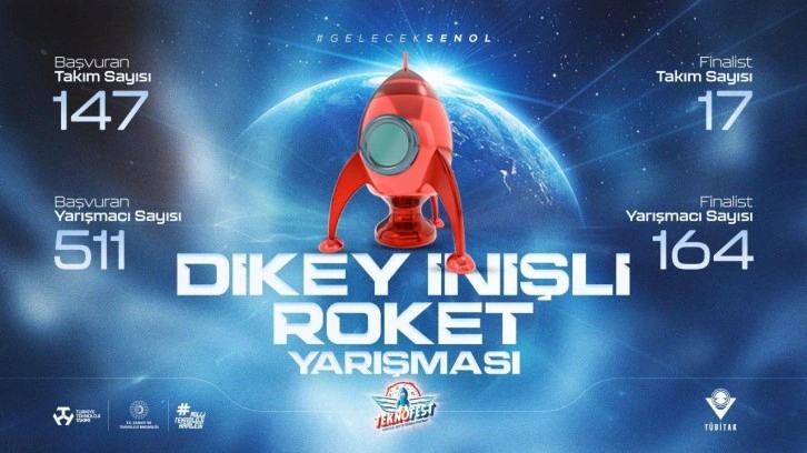 TEKNOFEST 2024 Dikey İnişli Roket Yarışması başlıyor