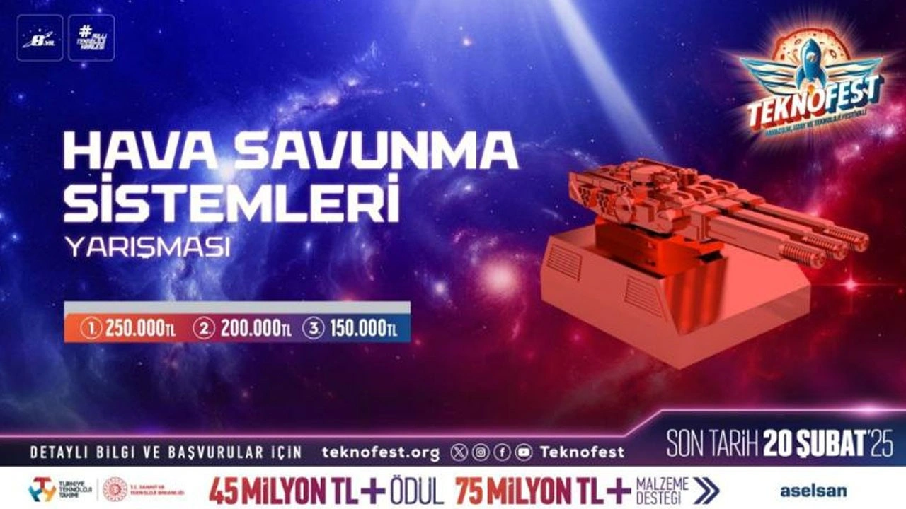 TEKNOFEST Hava Savunma Sistemleri Yarışması için başvurular devam ediyor