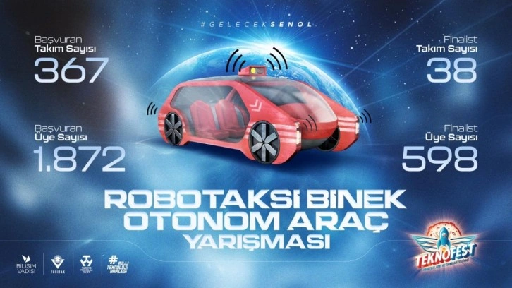 TEKNOFEST Robotaksi Binek Otonom Araç Yarışmasında Final Heyecanı