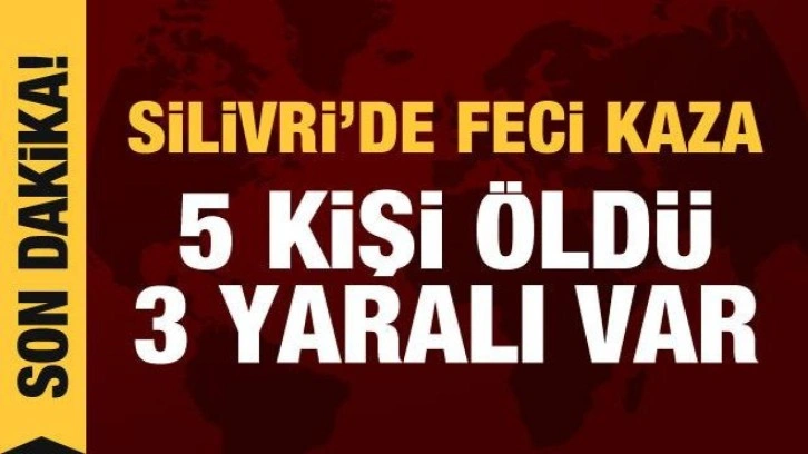 TEM'de feci kaza: 5 ölü 3 yaralı