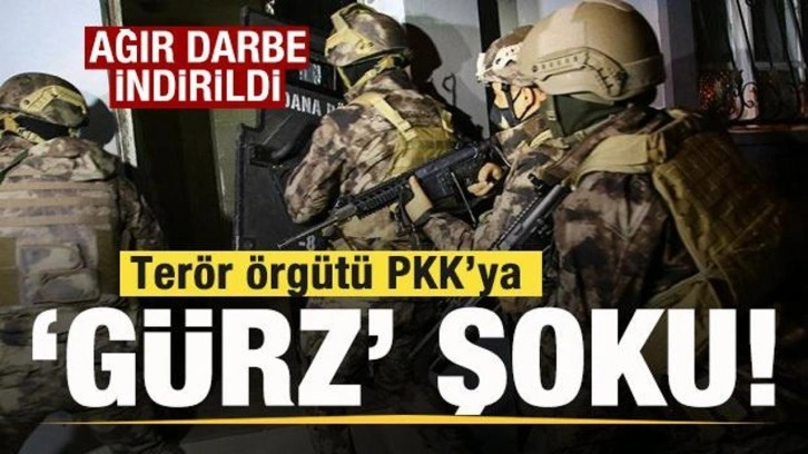 Terör örgütü PKK'ya 'Gürz' şoku! Son zamanların en büyük darbesi