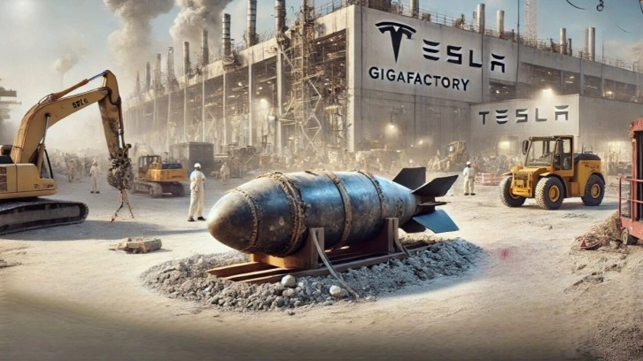 Tesla Gigafactory'de II. Dünya Savaşı'na ait bomba bulundu