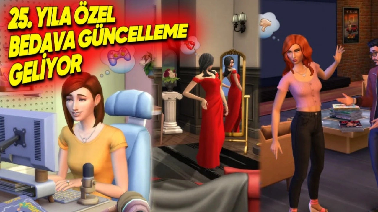 The Sims 4'e 25. Yıla Özel Bedava Güncelleme Geliyor!