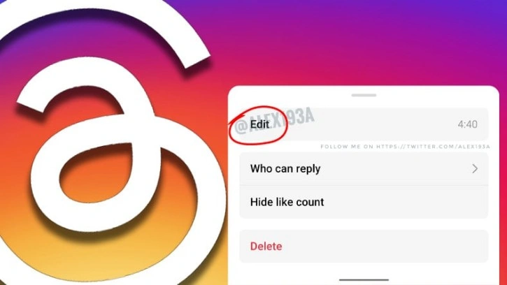 Threads'e Paylaşımları Düzenleme Özelliği Geliyor - Webtekno