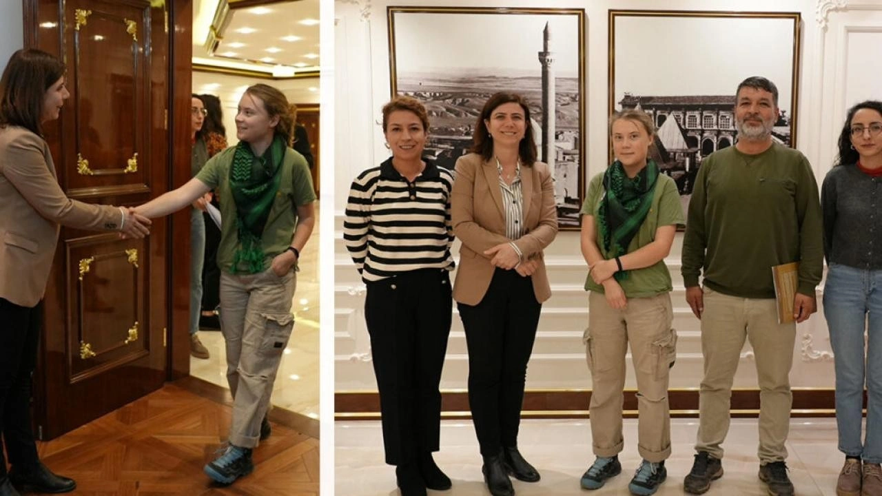 Thunberg'den skandal "Kürdistan" paylaşımı! PKK'nın sözcülüğüne soyundu