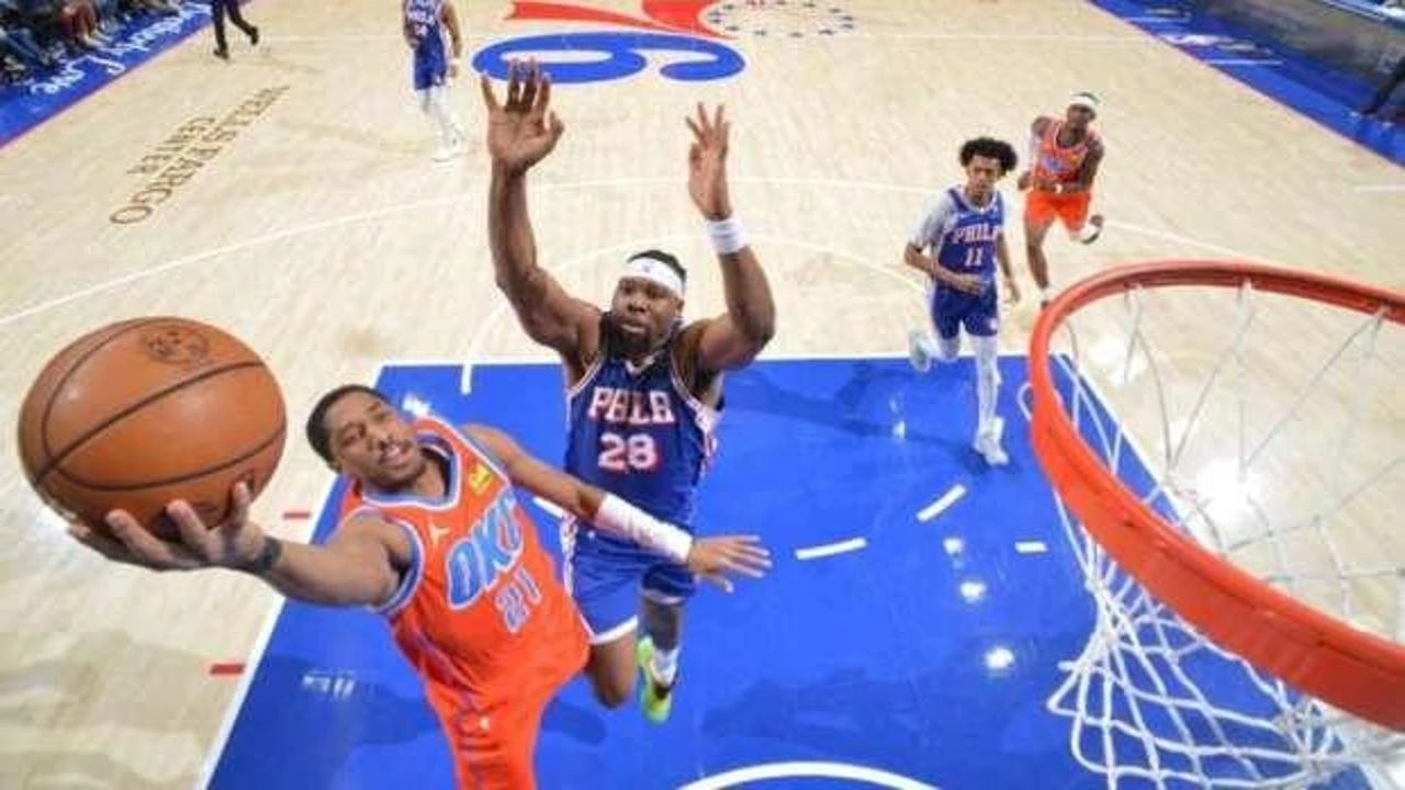 Thunder, 76ers'ı deplasmanda 8 sayı farkla yendi