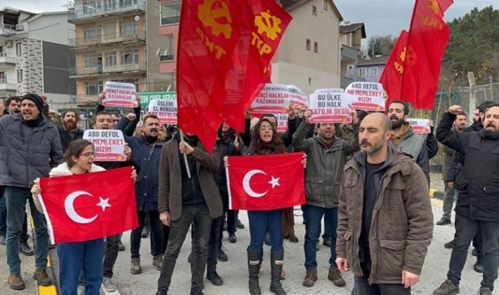 TKP'den 'ABD gemisi' protestosu: Ülkemizde istemiyoruz!