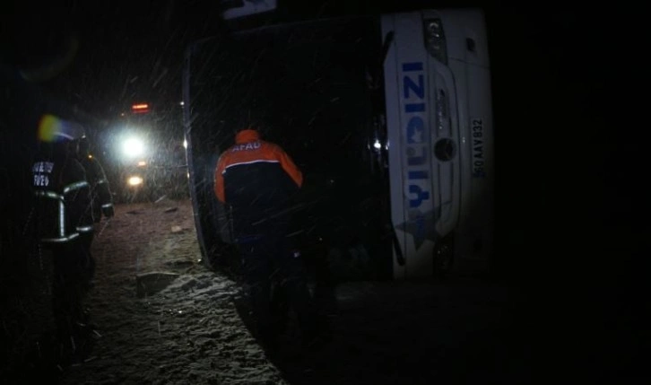 Tokat'ta yolcu otobüsü faciası: 1 ölü, 15 yaralı