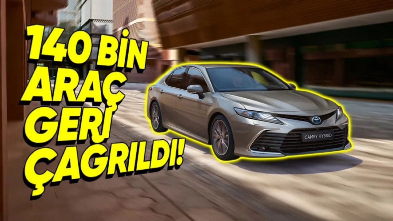 Toyota 140 Bin Aracını Geri Çağırdı