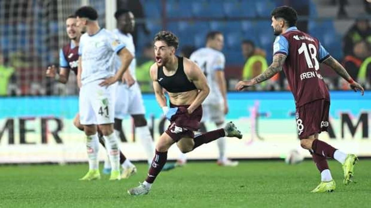 Trabzonspor 86'da hayata tutundu!