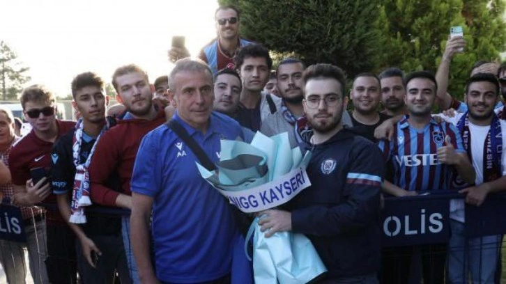 Trabzonspor kafilesi Kayseri'de!