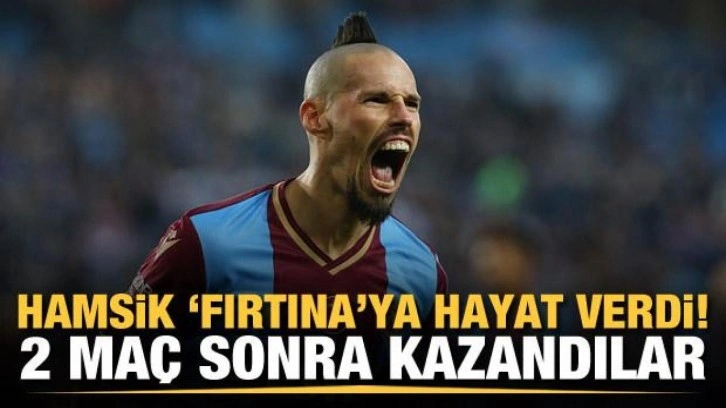 Trabzonspor, Sivasspor'u tek golle geçti!