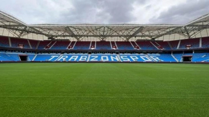 Trabzonspor'un stadyumu yeni sezona hazırlanıyor