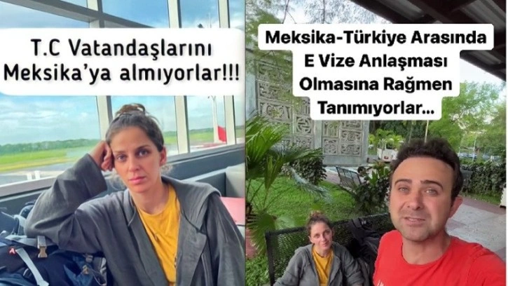 Türk Olduğu İçin Meksika'ya Alınmayan Çift Gündem Oldu