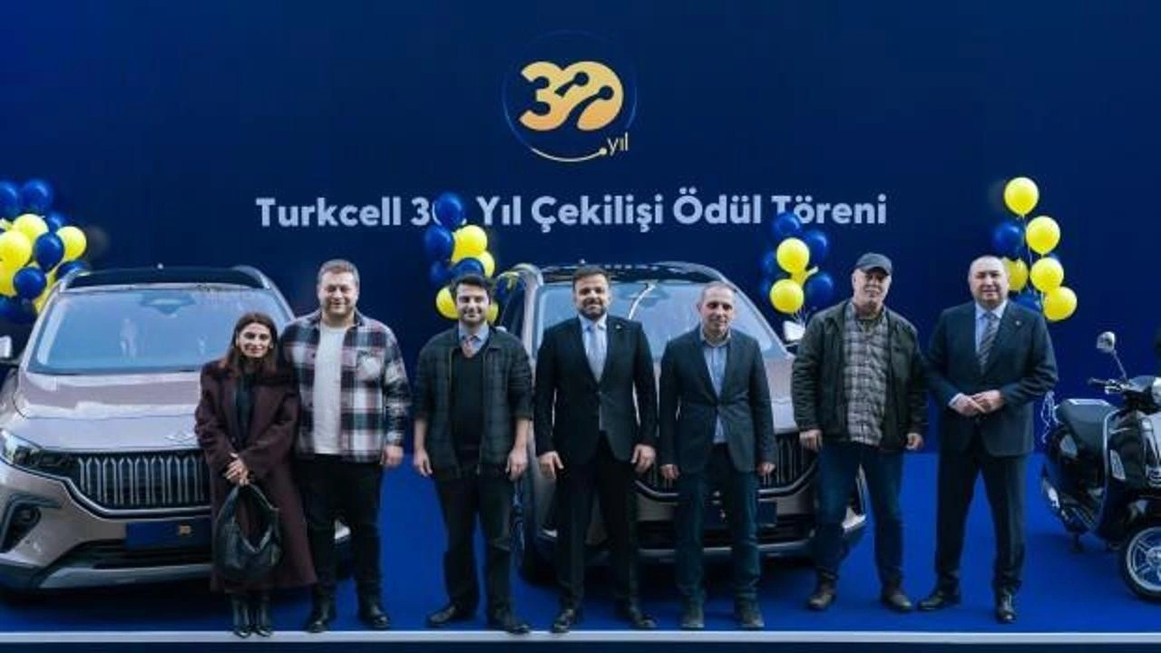 Turkcell’in dev 30. yıl çekilişinin kazananları ödüllerine kavuştu