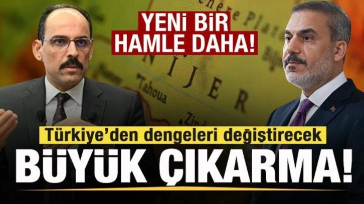 Türkiye'den büyük çıkarma! Kritik Nijer hamlesi!