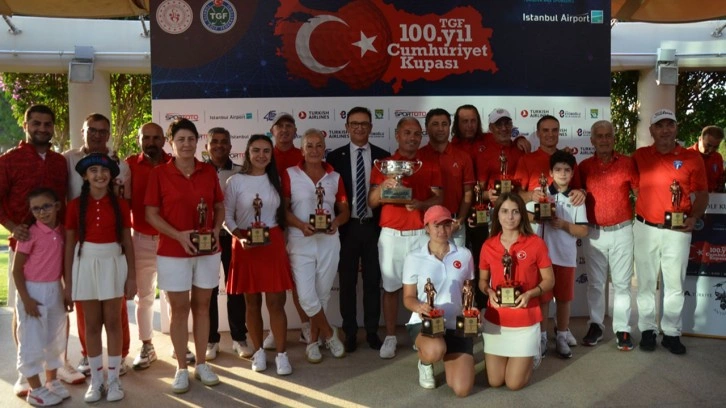 Türkiye Golf Federasyonu 100. Yıl Cumhuriyet Kupası sona erdi