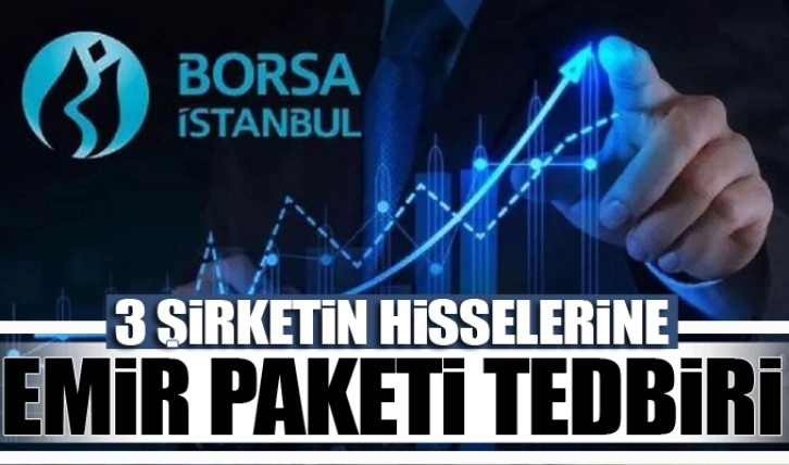 Türkiye Kalkınma Bankası, Kent Gıda ve Orma Orman Mahsülleri hisselerine emir paketi tedbiri